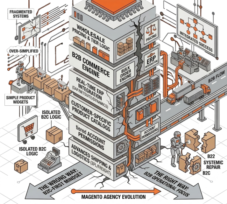 Why B2B and wholesale on Magento breaks
